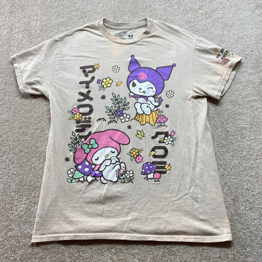 My‎ Melody & Kuromi Sanrio T Shirt Kid's M Anime Kawaii Cute Cosplay